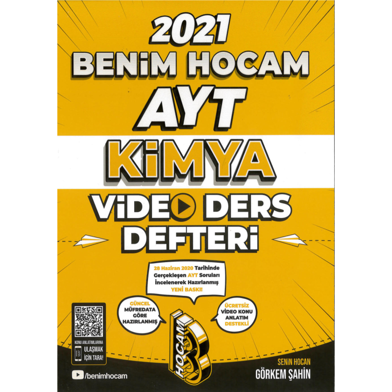 AYT KİMYA VİDEO DERS DEFTERİ