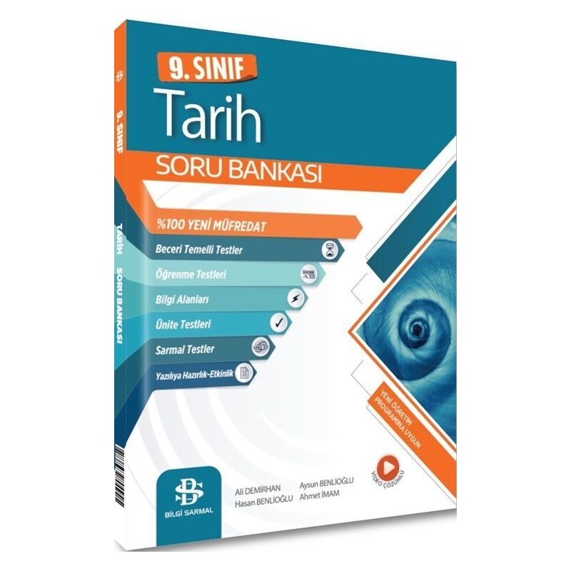 9. Sınıf Tarih Soru Bankası Video Çözümlü Bilgi Sarmal Yayınları