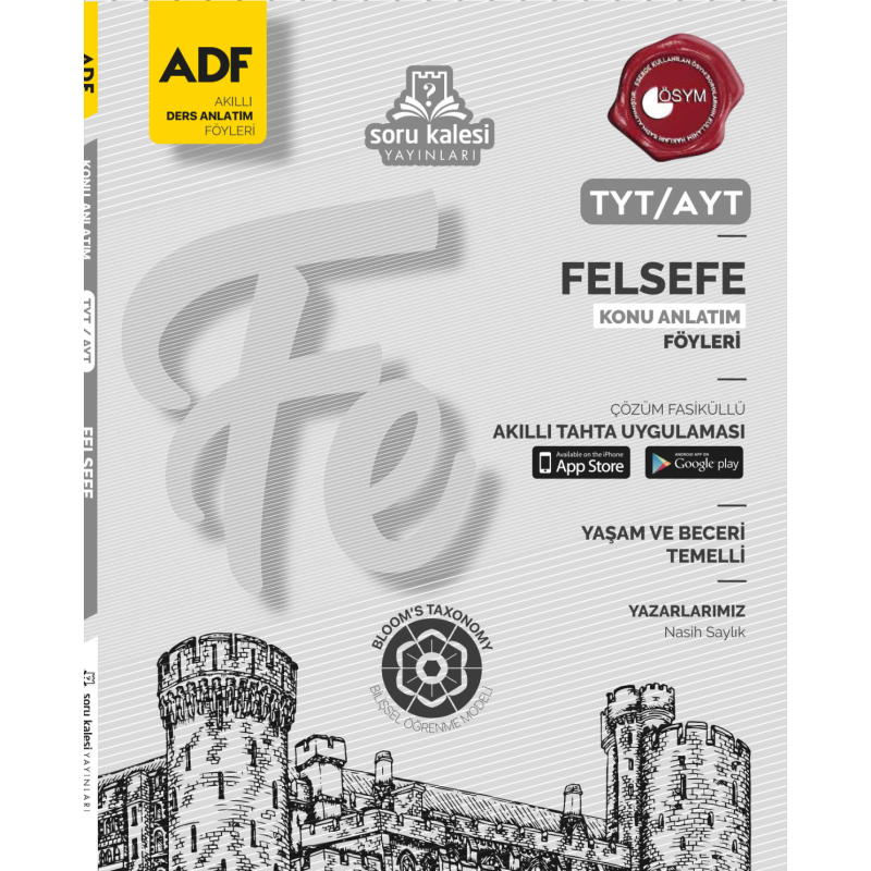TYT AYT Felsefe Konu Anlatım Föyü Soru Kalesi Yayınları