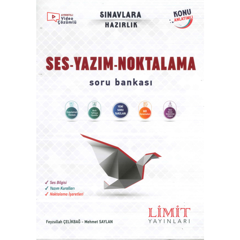 Ses- Yazım- Noktalama Soru Bankası Limit Yayınları