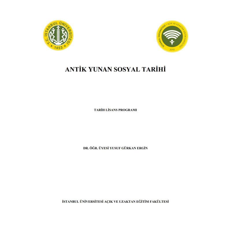 Antik Yunan Sosyal Tarihi