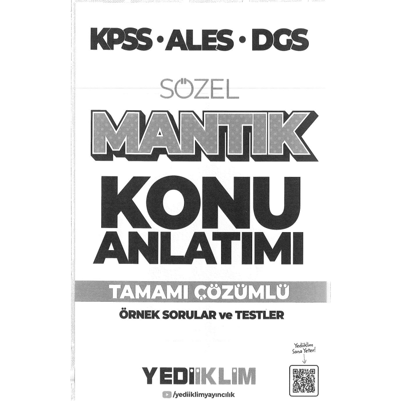 SÖZEL MANTIK KONU ANLATIMI TAMAMI ÇÖZÜMLÜ ÖRNEK SORULAR TESTLER