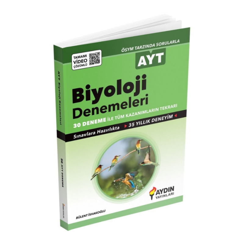 AYT Biyoloji 30 Deneme Aydın Yayınları
