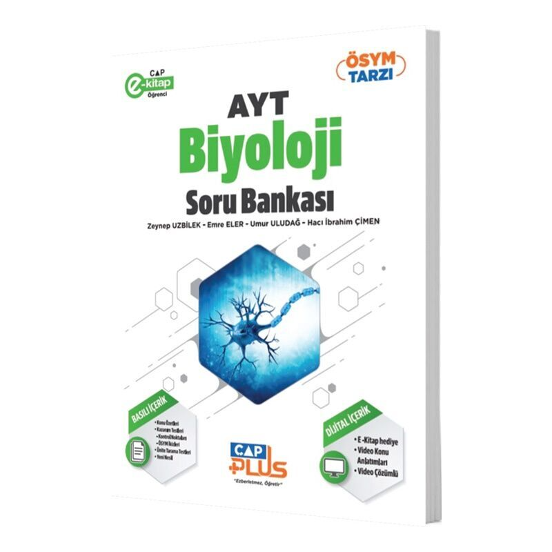 AYT Biyoloji Plus Serisi Soru Bankası Çap Yayınları