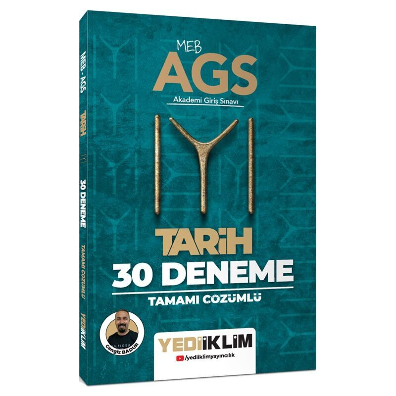 2025 MEB AGS KAYI Tarih Tamamı Çözümlü 30 Deneme Yediiklim Yayınları