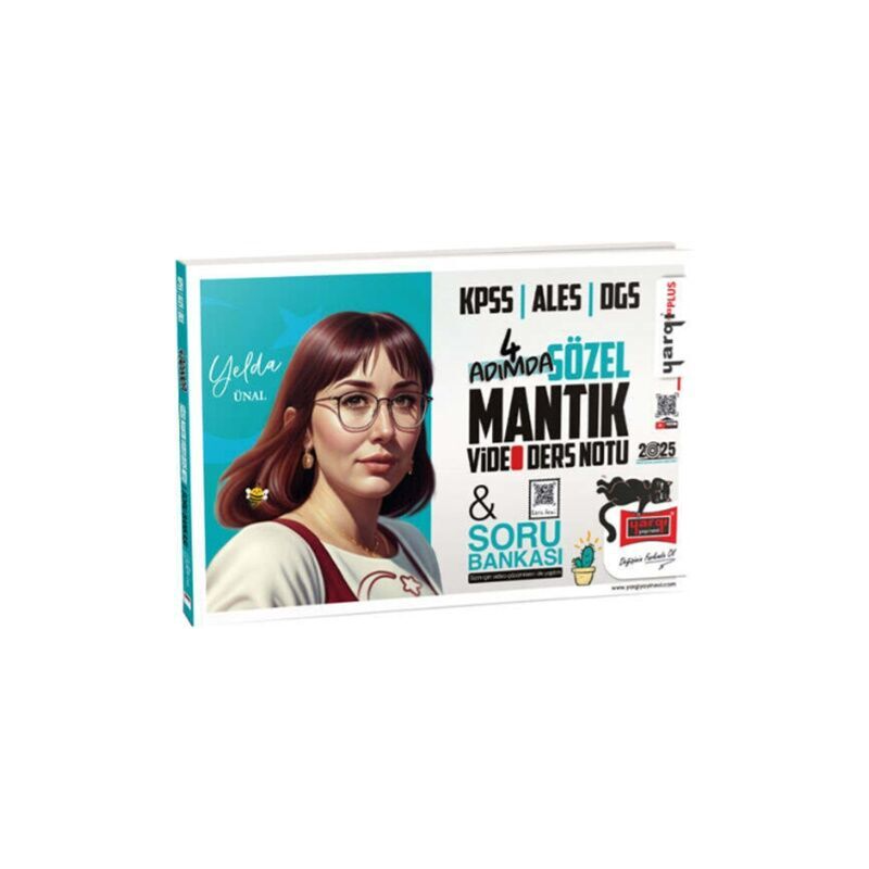 2025 KPSS ALES DGS 4 Adımda Sözel Mantık Video Ders Notu & Soru Bankası (Yelda Ünal) Yargı Yayınları