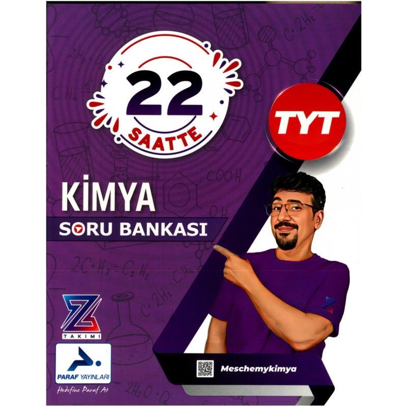 TYT 22 Saatte Kimya Soru Bankası PRF Paraf Yayınları