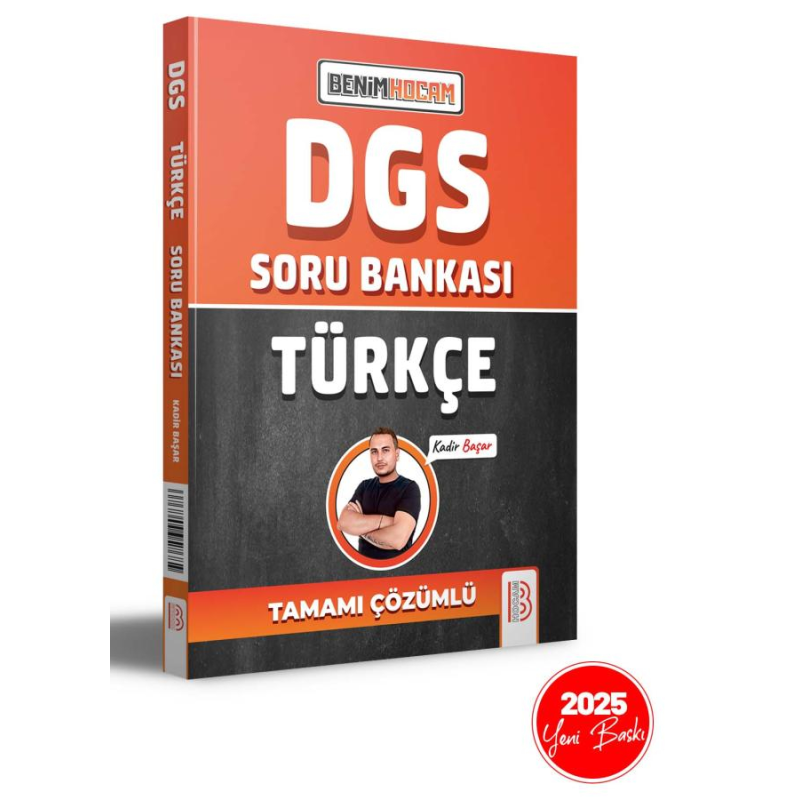2025 DGS Türkçe Tamamı Çözümlü Soru Bankası Benim Hocam Yayınları
