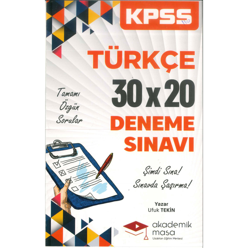 TÜRKÇE 30*20 DENEME SINAVI