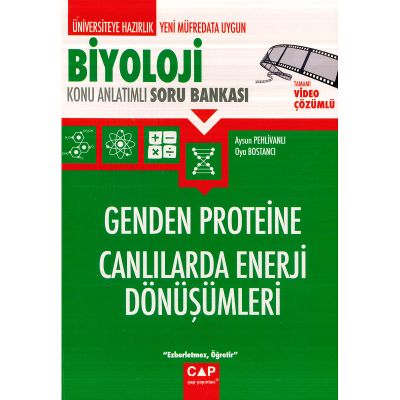 BİYOLOJİ GENDEN PROTEİNE CANLILARDA ENERJİ DÖNÜŞÜMLERİ KONU ANLATIMLI SORU BANKASI