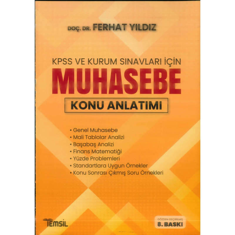 KPSS VE KURUM SINAVLARI İÇİN MUHASEBE KONU ANLATIMLI