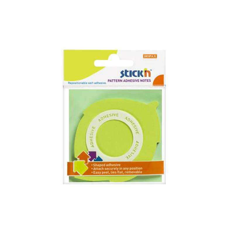 Hopax Stıckn Yapışkanlı Not Kağıdı Yaprak Şekilli 50 YP 70x70 Yeşil