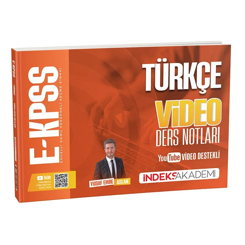 2026 EKPSS Türkçe Video Ders Notları Yusuf Emre Aslan İndeks Akademi Yayıncılık