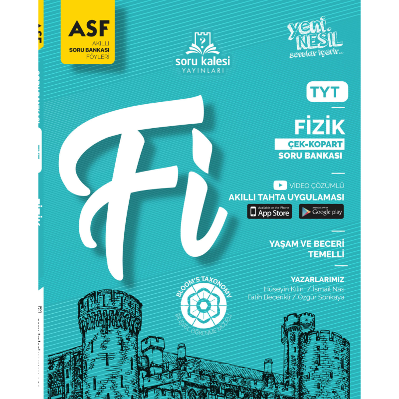 TYT Fizik Çek Kopart Akıllı Soru Bankası Föyü Soru Kalesi Yayınları