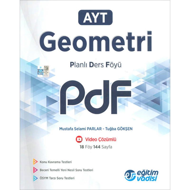 AYT Geometri Planlı Ders Föyü PDF Eğitim Vadisi Yayınları