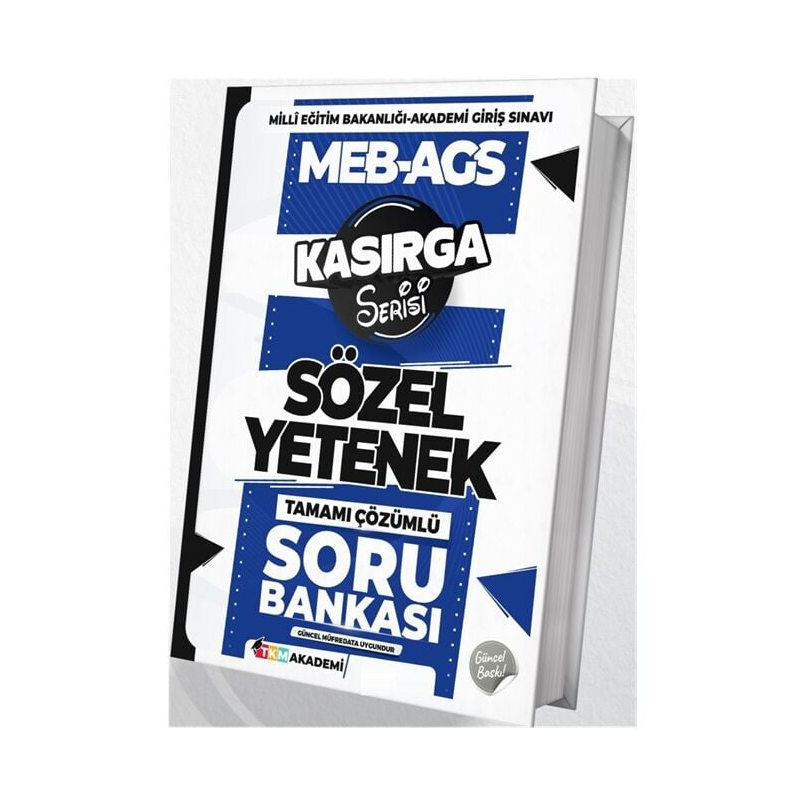 MEB-AGS Sözel Yetenek Kasırga Soru Bankası Çözümlü TKM Akademi