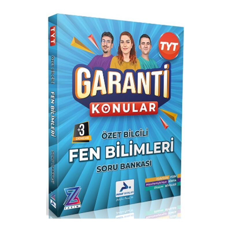 Z Takımı TYT Fen Bilimleri Garanti Konular Soru Bankası Paraf Yayınları