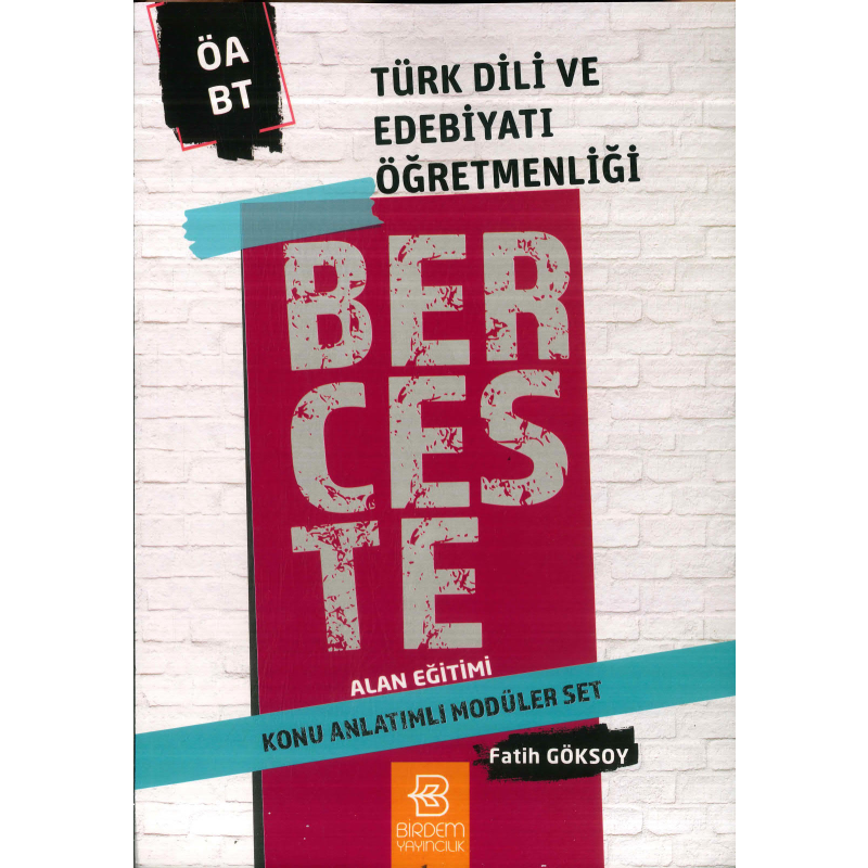 BERCESTE ALAN EĞİTİMİ KONU ANLATIMLI MODÜLER SET