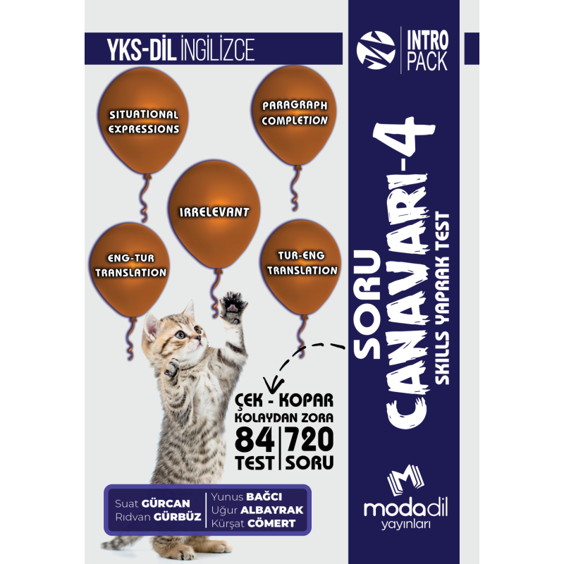 YKS-DİL (YDT) INTRO PACK SORU CANAVARI 4