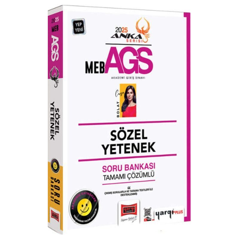 2025 MEB-AGS Anka Serisi Sözel Yetenek Tamamı Çözümlü Soru Bankası Yargı Yayınları