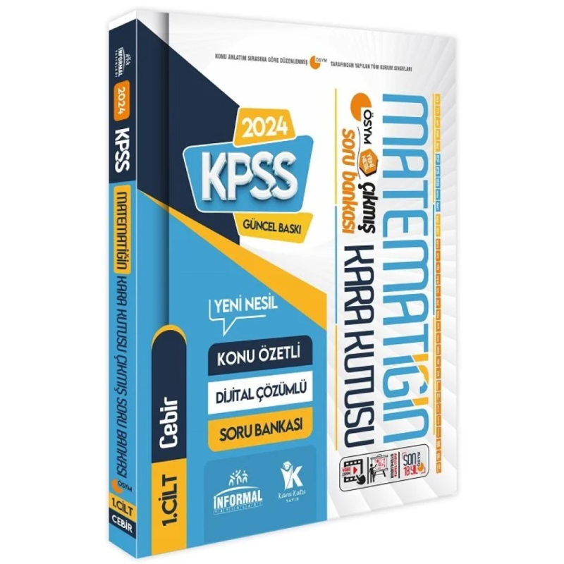 MATEMATİĞİN KARA KUTUSU ÇIKMIŞ SORU BANKASI 1.CİLT (CEBİR)