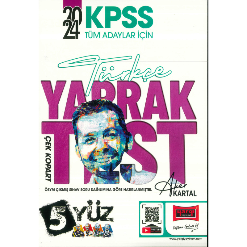 TÜRKÇE ÇEK KOPAR YAPRAK TEST (5YÜZ)