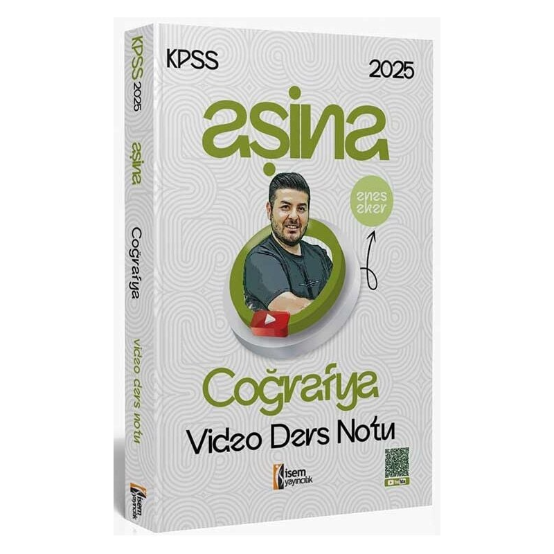 2025 KPSS Coğrafya Aşina Video Ders Notu İsem Yayınları