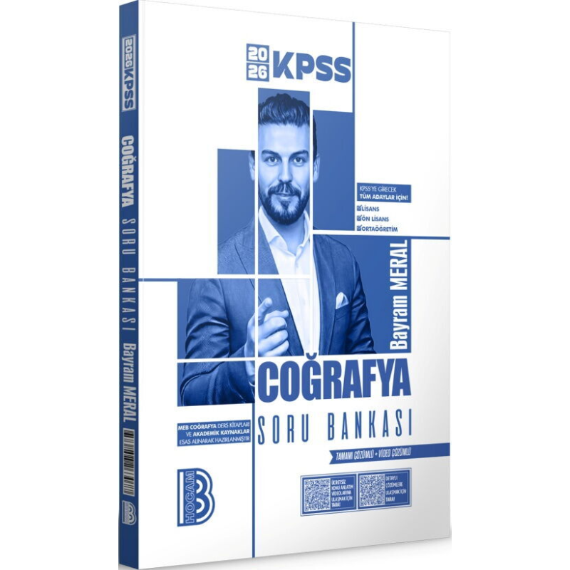 2026 KPSS Coğrafya Tamamı Çözümlü Soru Bankası Benim Hocam Yayınları