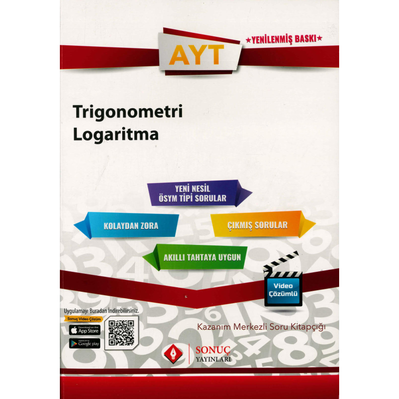 AYT MATEMATİK TRİGONOMETRİ LOGARİTMA SORU KİTAPÇIĞI