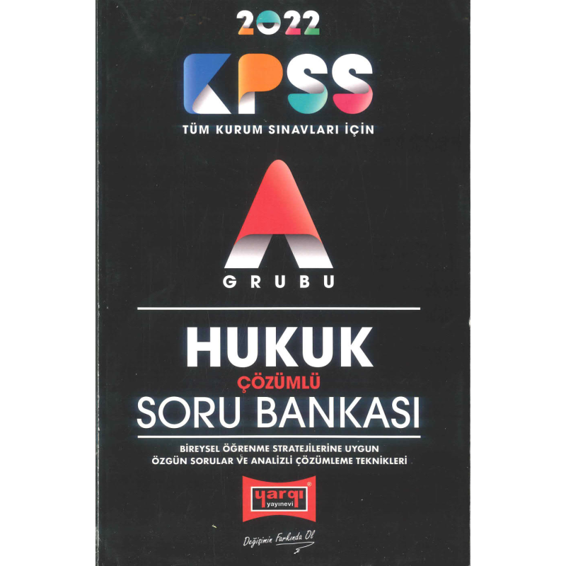 KPSS - A HUKUK ÇÖZÜMLÜ SORU BANKASI 2022