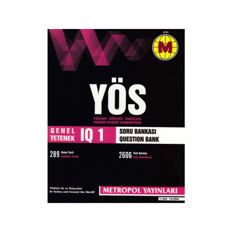 Metropol YÖS IQ Soru Bankası 1 (Yeni)