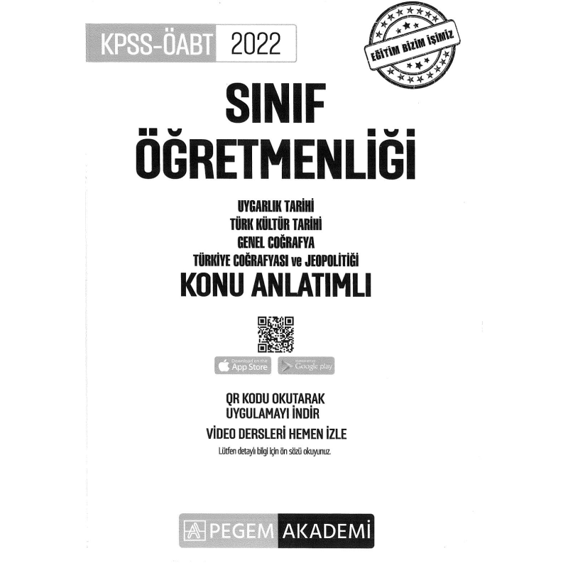 SINIF ÖĞRETMENLİĞİ UYGARLIK TAR. TÜRK KÜLTÜR TAR. GENEL COĞRAFYA TÜRKİYUE COĞRAFYASI VE JEOPOLİTİĞİ KONU ANLATIMLI