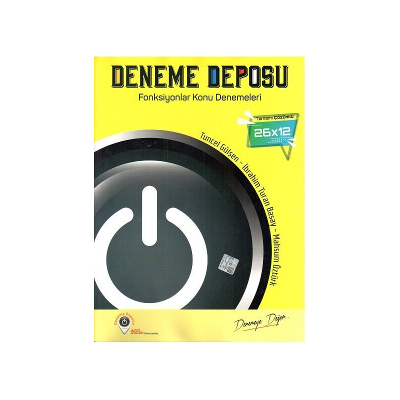 TYT Fonksiyonlar Konu Denemeleri Deneme Deposu Acil Yayınları