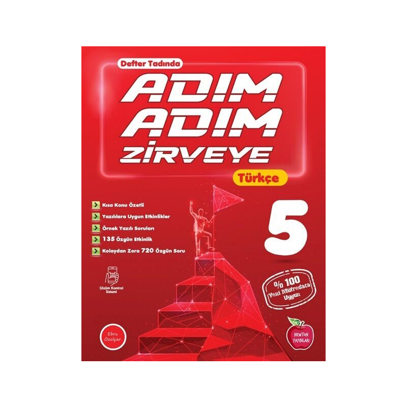 5. Sınıf Adım Adım Zirveye Türkçe Konu Anlatımlı Soru Bankası Newton Yayınları