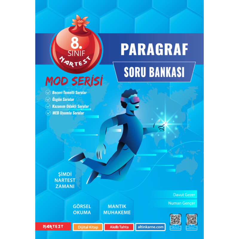 8. Sınıf Mod Paragraf Soru Bankası Nartest Yayınları