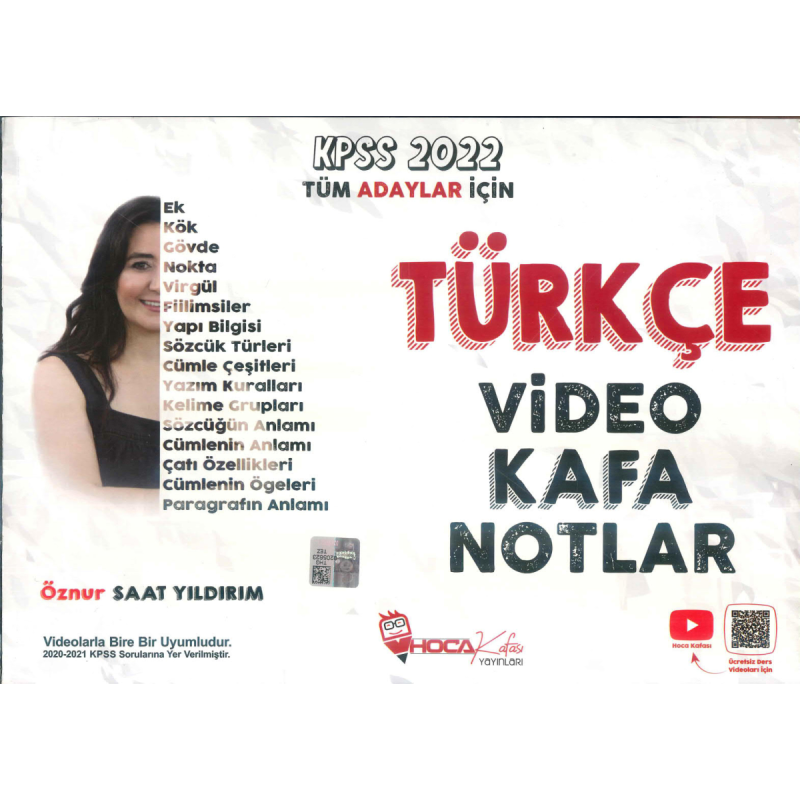 TÜRKÇE VİDEO KAFA NOTLAR