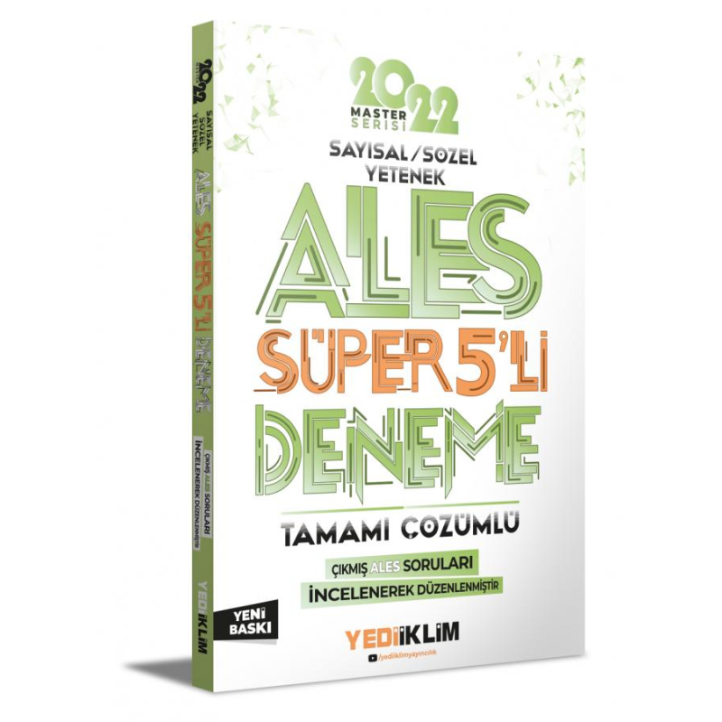 ALES SÜPER 5'Lİ DENEME TAMAMI ÇÖZÜMLÜ