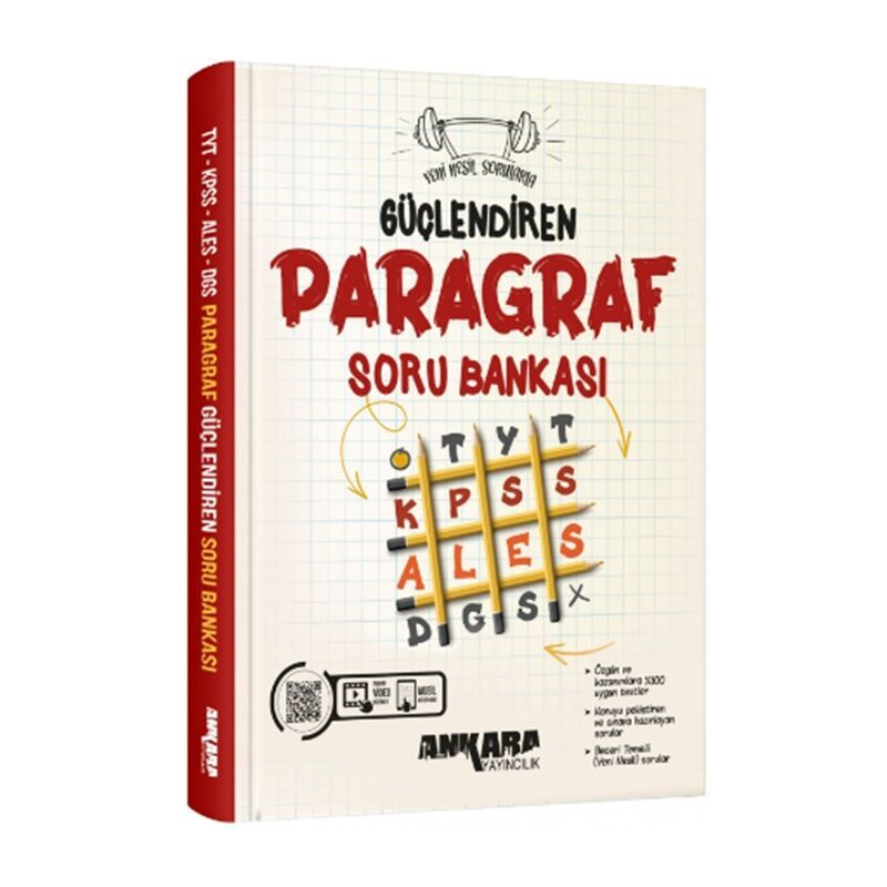 TYT KPSS ALES DGS Güçlendiren Paragraf Soru Bankası Ankara Yayıncılık