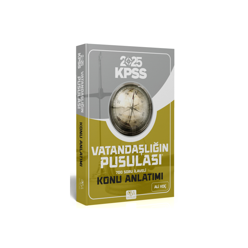 2025 KPSS Vatandaşlığın Pusulası Konu Anlatımı CBA Yayınları