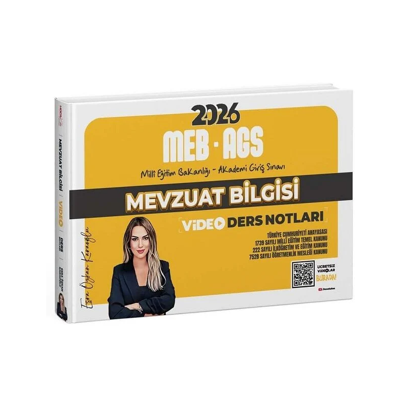 2026 MEB-AGS Mevzuat Bilgisi Video Ders Notları Hoca Kafası Yayınları