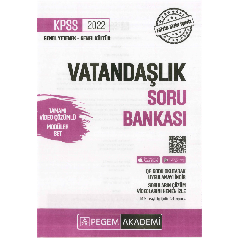 VATANDAŞLIK SORU BANKASI MODÜLER SET