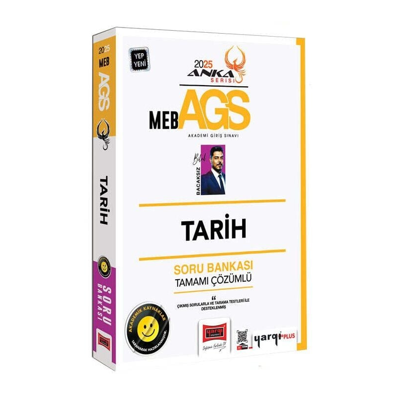 2025 MEB-AGS Tarih Soru Bankası Çözümlü Anka Serisi Yargı Yayınları