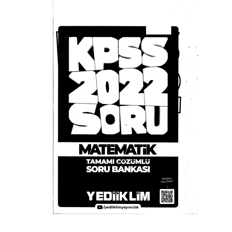 2022 KPSS GY GK MATEMATİK Soru Bankası MODÜLER