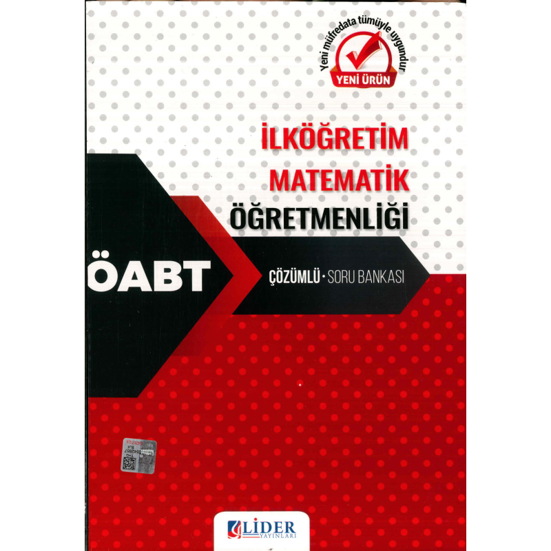İLKÖĞRETİM MATEMATİK ÖĞRETMENLİĞİ ÇÖZÜMLÜ SORU BANKASI