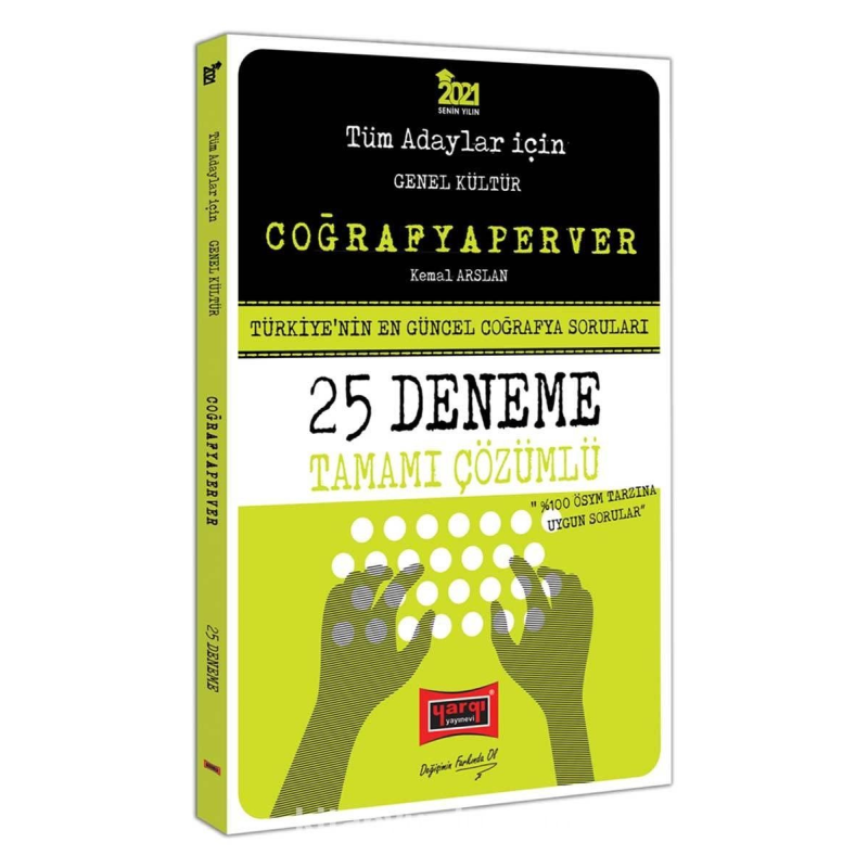 Tüm Adaylar İçin COĞRAFYAPERVER Tamamı Çözümlü 25 Deneme