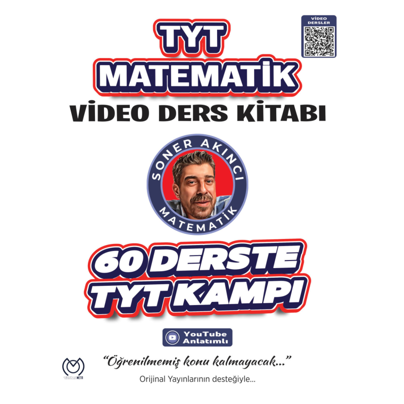 TYT Matematik Video Ders Kitabı 60 Derste TYT Kampı Soner Akıncı