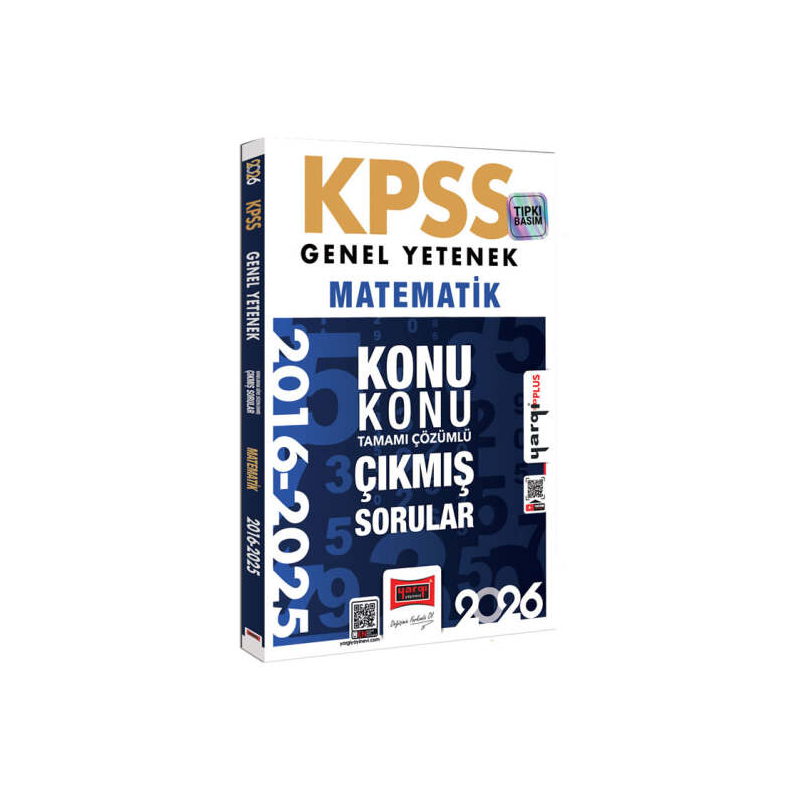 2026 KPSS Genel Yetenek Matematik 2016-2026 Konu Konu Tamamı Çözümlü Çıkmış Sorular Yargı Yayınları