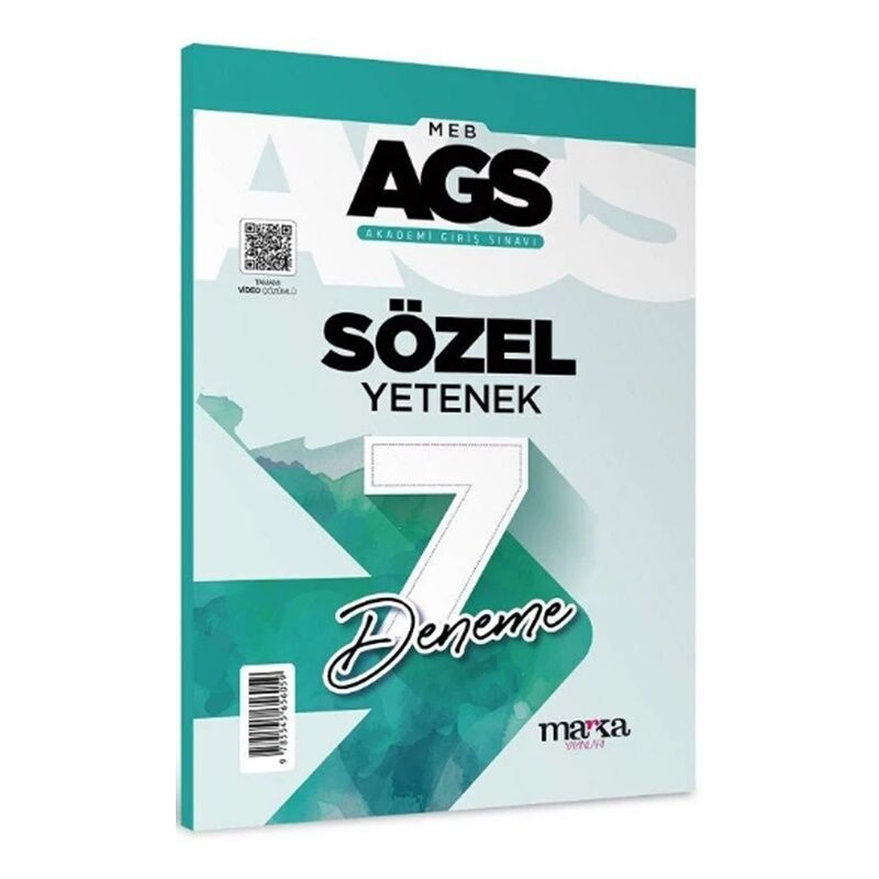 2025 MEB AGS Sözel Yetenek 7 Deneme Tamamı Video Çözümlü Marka Yayınları