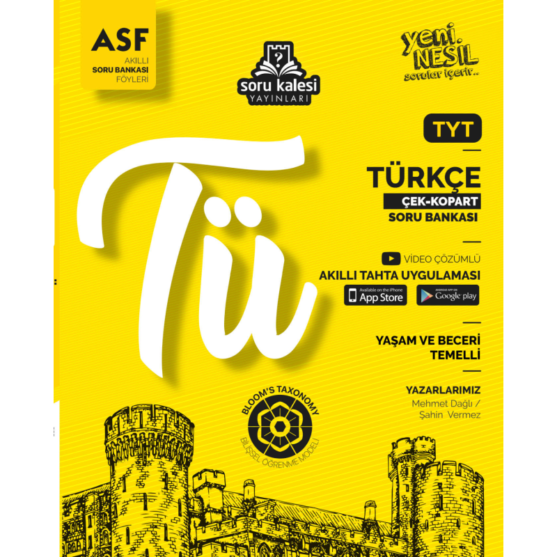 TYT Türkçe Çek Kopart Akıllı Soru Bankası Föyü Soru Kalesi Yayınları