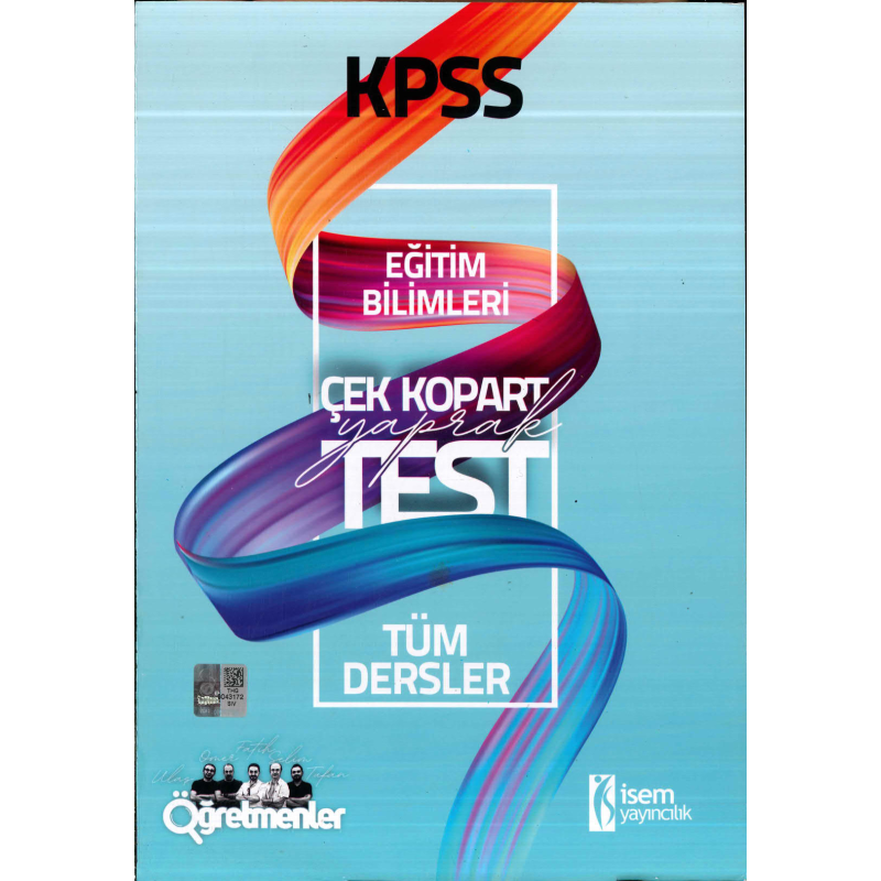 EĞİTİM BİLİMLERİ TÜM DERSLER YAPRAK TEST